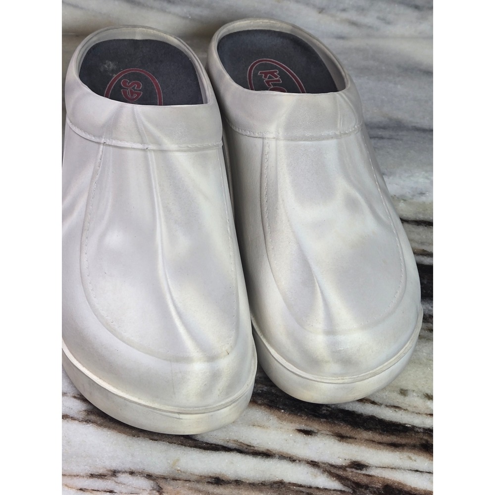 Klogs USA Women 8 Pearl White Slip Resistant Professional Clogs Work Shoes - Picture 2 of 8